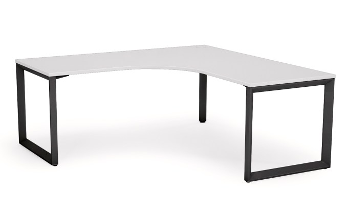 Anvil Corner Desk White White